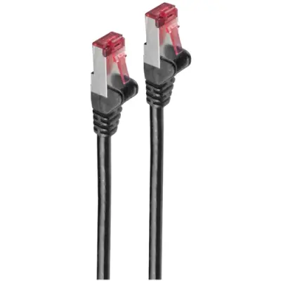 Patch cable, RJ45 plug, straight to RJ45 plug, straight, Cat 6A, S/FTP, LSZH, 1.5 m, black, BS75711-A1.5S - 1