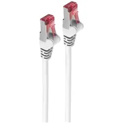 Patch cable, RJ45 plug, straight to RJ45 plug, straight, Cat 6A, S/FTP, LSZH, 1.5 m, white, BS75711-A1.5W