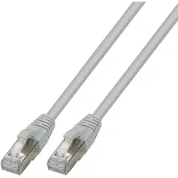 Patch cable, UltraFlex + UL, RJ45 plug, straight to RJ45 plug, straight, Cat 6A, S/FTP, LSOH, 3 m, gray, 1822-I-3,0M-UF