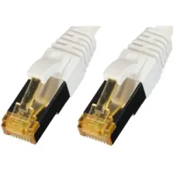 Patch cable, UltraFlex, RJ45 plug, straight to RJ45 plug, straight, Cat 6A, S/FTP, LSOH, 2 m, white, 1802-2,0M-UF