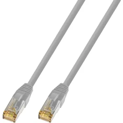 Patch cable, UltraFlex, RJ45 plug, straight to RJ45 plug, straight, Cat 6A, S/FTP, LSOH, 7.5 m, gray, 1822-7,5M-UF - 1