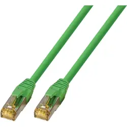 Patch cable, UltraFlex, RJ45 plug, straight to RJ45 plug, straight, Cat 6A, S/FTP, LSOH, 0.25 m, green, 1842-0,25M-UF