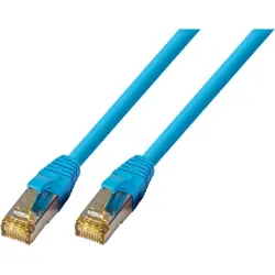 Patch cable, UltraFlex, RJ45 plug, straight to RJ45 plug, straight, Cat 6A, S/FTP, LSOH, 10 m, blue, 1862-10,0M-UF