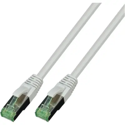 Patch cable, GRS compliant 10Gbits 500MHz, RJ45 plug, straight to RJ45 plug, straight, Cat 6A, S/FTP, TPE, 2 m, gray, 1822-2,0M-GRS - 1