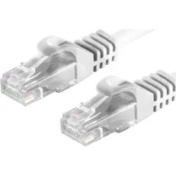 Patch cable, RJ45 plug, straight to RJ45 plug, straight, Cat 6A, U/UTP, PVC, 10 m, white, BYB-5-87F5055