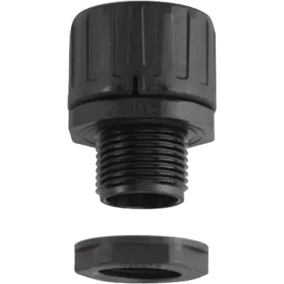 Hose screw fitting, M16, 13 mm, PA, IP66, black, 06311002010 - 1