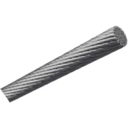 Round cable, copper, tin-plated, 1575 x 0.07 mm, 6.0 mm², 401060001