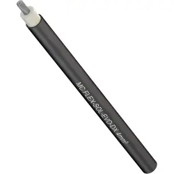Polyolefine-photovoltaic cable, halogen free, Cableline, 4.0 mm², 52 x 0.3 mm, black, outer Ø 6.35 mm, 62.7435-91021