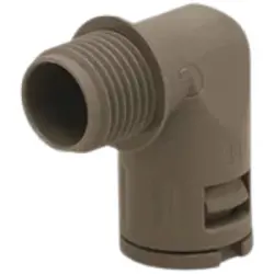 90° hose screw fitting, M40, 37 mm, PA, IP68, gray, (L) 15 mm, 904816
