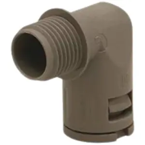 90° hose screw fitting, M40, 37 mm, PA, IP68, gray, (L) 15 mm, 904816 - 1