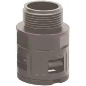 Straight hose screw fitting, M16, 12 mm, PA, IP68, gray, (L) 11.5 mm, 904800 - 1