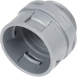 Straight hose screw fitting, M16, 12 mm, PA, IP65, black, (L) 8.6 mm, 94191