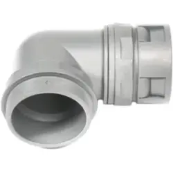 90° hose screw fitting, PG13.5, PA, IP65, black, (L) 10 mm, 98435