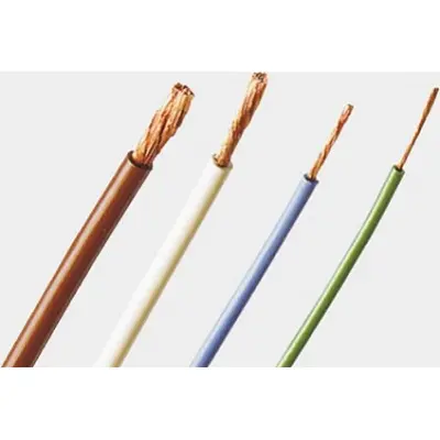TPE-switching strand, highly flexible, Cableline, 2.5 mm², 651 x 0.07 mm, red, outer Ø 3.6 mm, 60.7200-10022 - 1