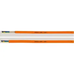 PUR connection cable H07BQ-F 3 G 1.5 mm², unshielded, orange, 22059