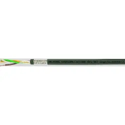 PE data cable, 2-wire, 0.25 mm², AWG 24, gray, 52380