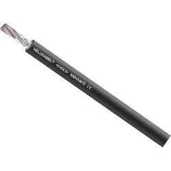 Connection cable NSHXAFÖ 1,8/3 kV 1 x 2.5 mm², AWG 14, black, 38518
