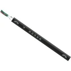 Telephone cable, 4-wire, A-2Y(L)2Y, 2 x 2 x 0.8 mm, black, PE, 34130