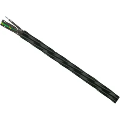 FEP connection cable HELUFLON-FEP-6Y MULTI 2 x 0.5 mm², AWG 20, unshielded, black, 24552 - 1