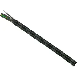 FEP connection cable HELUFLON-FEP-6Y MULTI 2 x 0.5 mm², AWG 20, unshielded, black, 24552