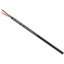 Speaker cable, 4-wire, 2.5 mm², unshielded, PUR, black, 400112