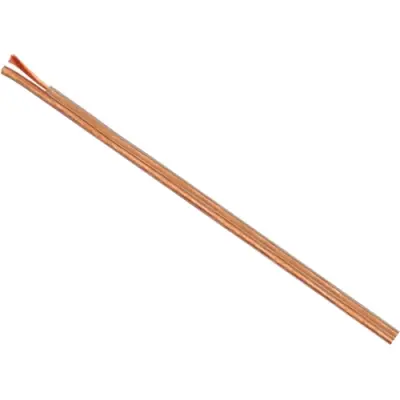Speaker cable, 2-wire, 2.5 mm², unshielded, PVC, transparent, 40183 - 1