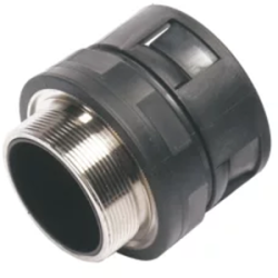 Straight hose screw fitting, M16, 12 mm, PA, IP65, gray, (L) 10.5 mm, 920231