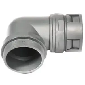 90° hose screw fitting, M16, 12 mm, PA, IP65, black, (L) 8 mm, 920433 - 1