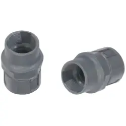 Corrugated pipe fitting, PG29, 29 mm, PA, IP65, black, (L) 28.8 mm, 94235