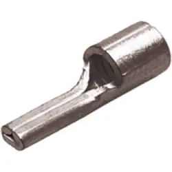 Uninsulated pin cable lug, 1.5-2.5 mm², 1.9 mm, silver, 91557