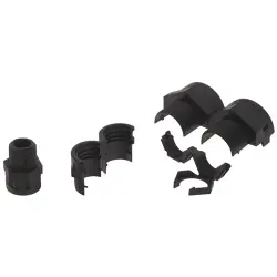 Divisible hose screw fitting, M16, 10 mm, PA, IP43, black, 905031