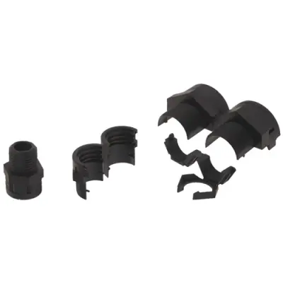 Divisible hose screw fitting, M40, 37 mm, PA, IP43, black, 905035 - 1