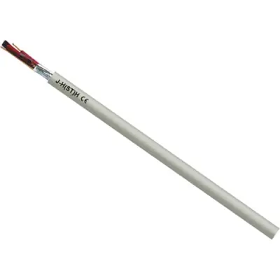Sheathed line, 4-wire, J-H(ST)H, 2 x 2 x 0.8 mm, gray, 34061 - 1