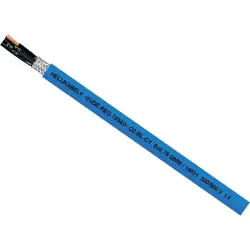 PVC connection cable OZ-BL-CY 2 x 1.0 mm², shielded, blue, 14041