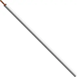 Silicone-switching strand, extremely flexible, halogen free, Cableline, 1.0 mm², 511 x 0.05 mm, white, outer Ø 3.9 mm, 61.7607-10029