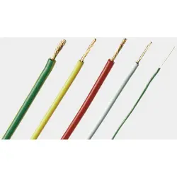 Silicone-switching strand, extremely flexible, halogen free, Cableline, 2.5 mm², 651 x 0.07 mm, brown, outer Ø 4.6 mm, 61.7610-10027