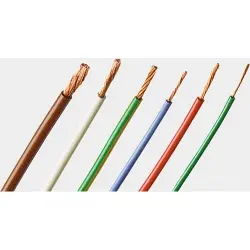 PVC-switching strand, extremely flexible, Cableline, 0.25 mm², 129 x 0.05 mm, white, outer Ø 1.4 mm, 60.7013-10029
