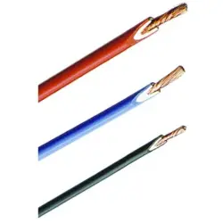 PVC-switching strand, highly flexible, Cableline, 1.0 mm², 259 x 0.07 mm, green, outer Ø 3.9 mm, 60.7030-10025