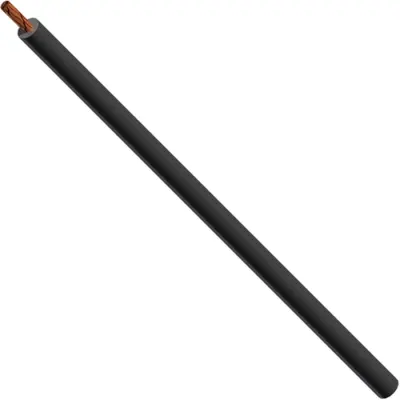 PVC-switching strand, highly flexible, Cableline, 4.0 mm², 1036 x 0.07 mm, black, outer Ø 6 mm, 60.7034-10021 - 1