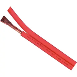 TPE-S connection cable HALOFLEX 2 x 2.5 mm², unshielded, red, HALOFLEX 2X2,50 RT