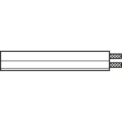 Speaker cable, red wire marking, 2-wire, 0.75 mm², unshielded, black/red, BYB-5-94F706