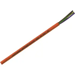 Silicone connection and control cable ÖLFLEX HEAT 180 SIHF 4 G 0.75 mm², AWG 19, unshielded, red brown, 00460033/100