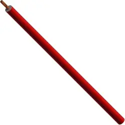 PVC-switching strand, highly flexible, Cableline, 2.5 mm², 651 x 0.07 mm, red, outer Ø 4.4 mm, 60.7032-10022