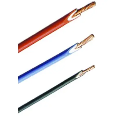 PVC-switching strand, highly flexible, Cableline, 2.5 mm², 651 x 0.07 mm, yellow, outer Ø 4.4 mm, 60.7032-10024 - 1
