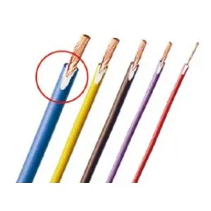 PVC-switching strand, highly flexible, Cableline, 0.5 mm², 129 x 0.07 mm, blue, outer Ø 2.3 mm, 60.7027-10023 - 1