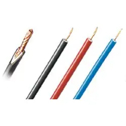 PVC high-voltage stranded wire, 0.5 mm², red, outer Ø 5 mm