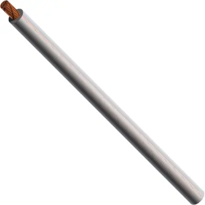 Silicone-switching strand, highly flexible, halogen free, Cableline, 4.0 mm², 1036 x 0.07 mm, transparent, outer Ø 5.4 mm, 61.7611-10033 - 1