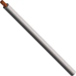 Silicone-switching strand, highly flexible, halogen free, Cableline, 10 mm², 2556 x 0.07 mm, transparent, outer Ø 9 mm, 61.7613-10033