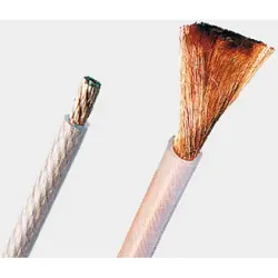 Silicone-switching strand, highly flexible, halogen free, Cableline, 10 mm², 2556 x 0.07 mm, blue, outer Ø 9 mm, 61.7613-10023