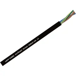 TPE connection cable ÖLFLEX ROBUST 200 2 x 2.5 mm², AWG 14, unshielded, black, 0021810